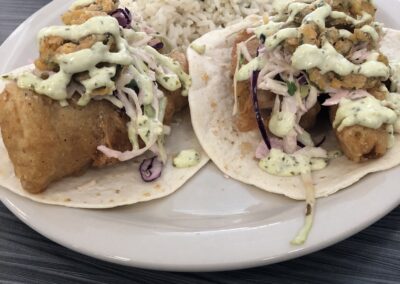 Mahi fish tacos