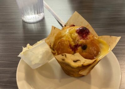 Cranberry orange muffin